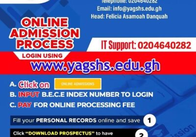 YAGSHS ONLINE ADMISSION OPENED