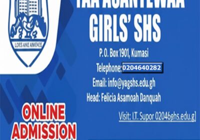 YAGSHS Announces Commencement of Online Admissions for Fresh Students